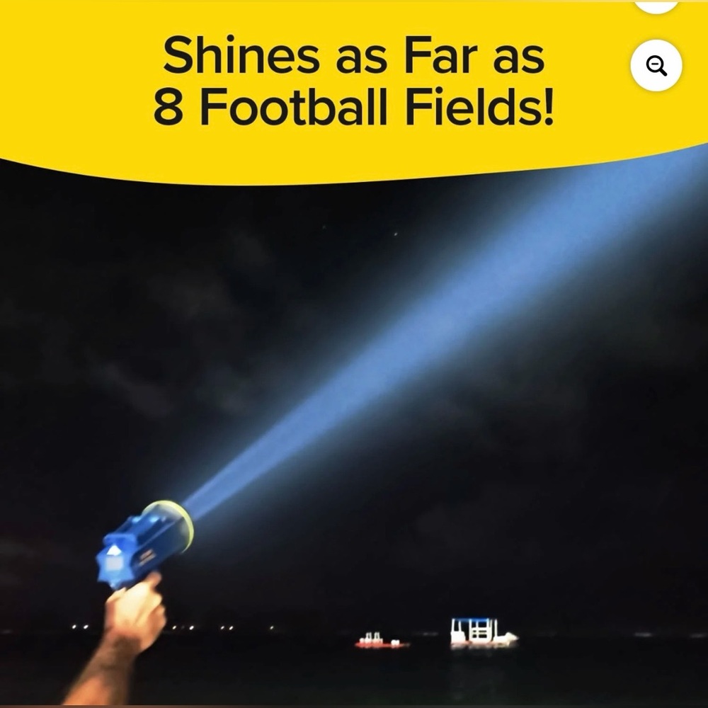 STAR PATROL Rechargeable Spotlight/Flashlight Brand New In Box.  VIRAL! - Picture 11 of 16